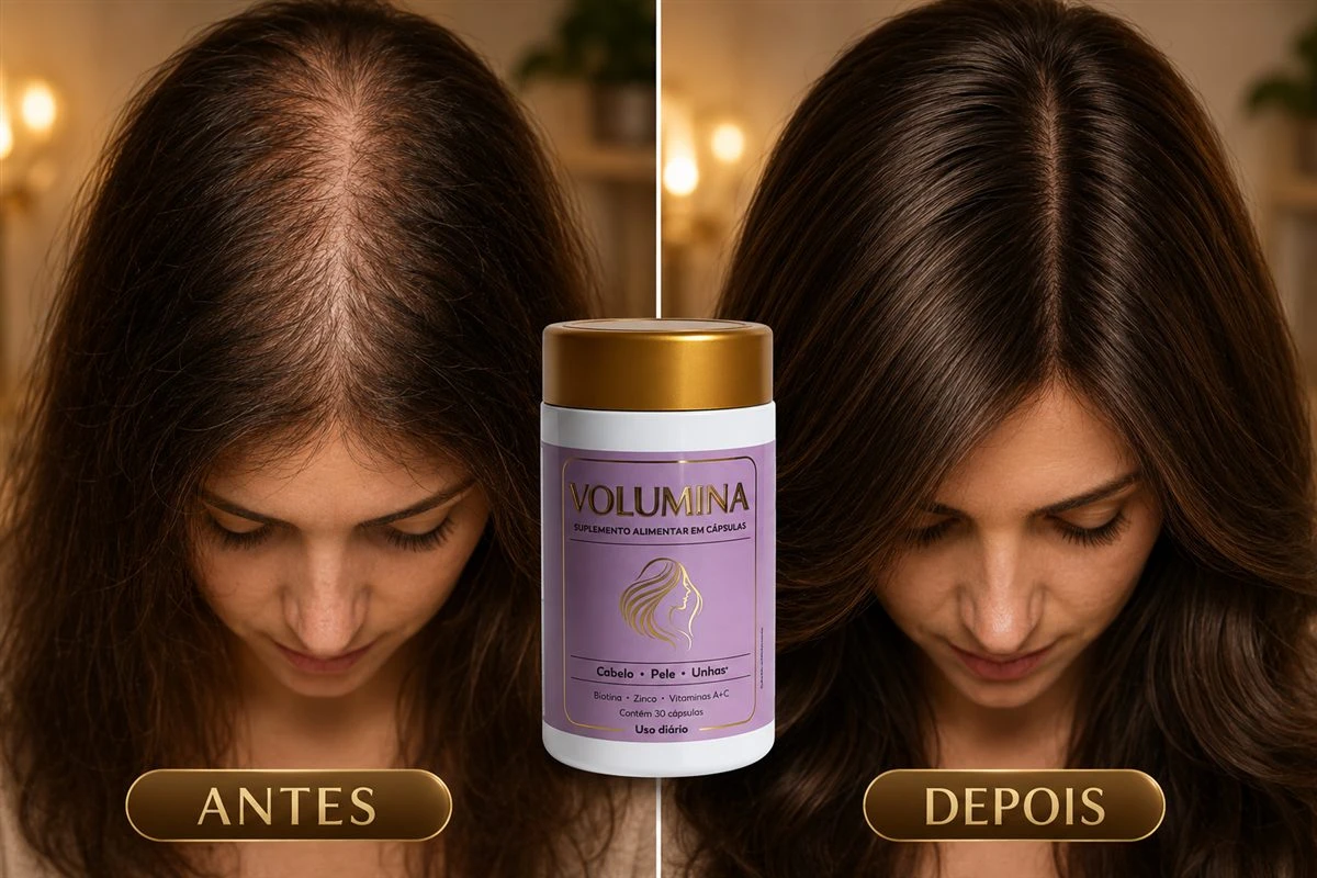 Antes e depois Volumina